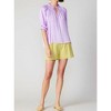 Women's Split Neck 3/4 Sleeve Blouse - current air - 4 of 4