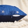 REGALWOVEN Star Embroidered Cute Cartoon Moon Pattern Cushion Covers 2 Pcs - 3 of 4