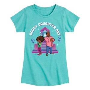Girls' - Karma's World - Daddy Daughter Day- Toddler And Youth Girls Fitted Short Sleeve Graphic T-Shirt Fitted Short Sleeve Graphic T-Shirt - 1 of 4