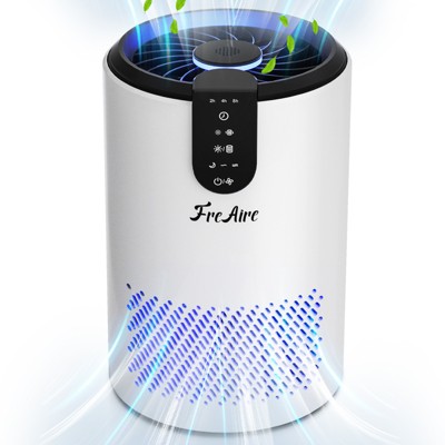 FreAire Air Purifiers for Home Covers Up to 1038 Ft²/h, HEPA Air Purifier, Air Purifier for Pets Dust Smoke Pollen Dander Smell white