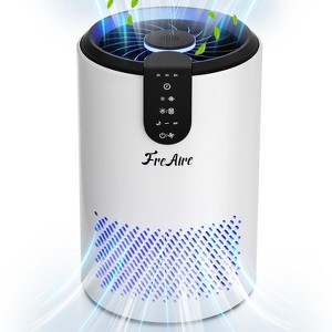 FreAire Air Purifiers for Home Covers Up to 1038 Ft²/h, HEPA Air Purifier, Air Purifier for Pets Dust Smoke Pollen Dander Smell white - 1 of 4