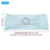 Unique Bargains Polyester Wedding Decoration Stretch Chair Sashes Bows 10 Pcs - 2 of 4
