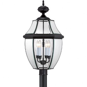 Quoizel Lighting Newbury 4 - Light Post Light in  Mystic Black - 1 of 3