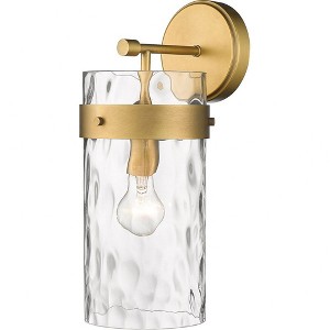 Z-Lite Fontaine 1 - Light Wall Light in  Rubbed Brass - 1 of 4