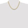 Black Bow Jewelry 5.5mm, 14k Yellow Gold, Solid Herringbone Chain Necklace - 2 of 4