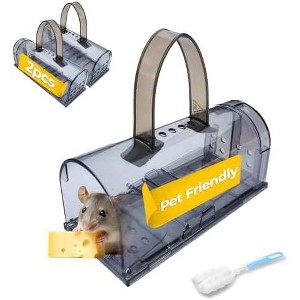 CTB Dealz Humane Mouse Trap – Reusable No-Kill Mouse Catcher, Safe for Pets & Kids – Indoor & Outdoor Use - 1 of 4