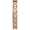 vidaXL Freestanding Bookshelf with 4 Shelves, Brown, Solid Acacia Wood in Honey Finish, 39.4"x11.8"x70.9", Perfect for Home & Office - 3 of 4