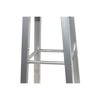 vidaXL Bar Stools 2 pcs Metal with MDF Seat - 2 of 4