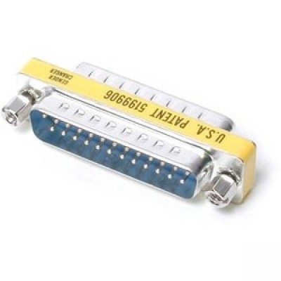 StarTech.com DB25 Slimline Gender Changer M/M - Cable Adapter - 1 x DB-25 Male - 1 x DB-25 Male