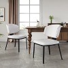 Christopher Knight Home Enoch Modern Faux Leather Upholstered Dining Chairs (Set of 2) - 2 of 4