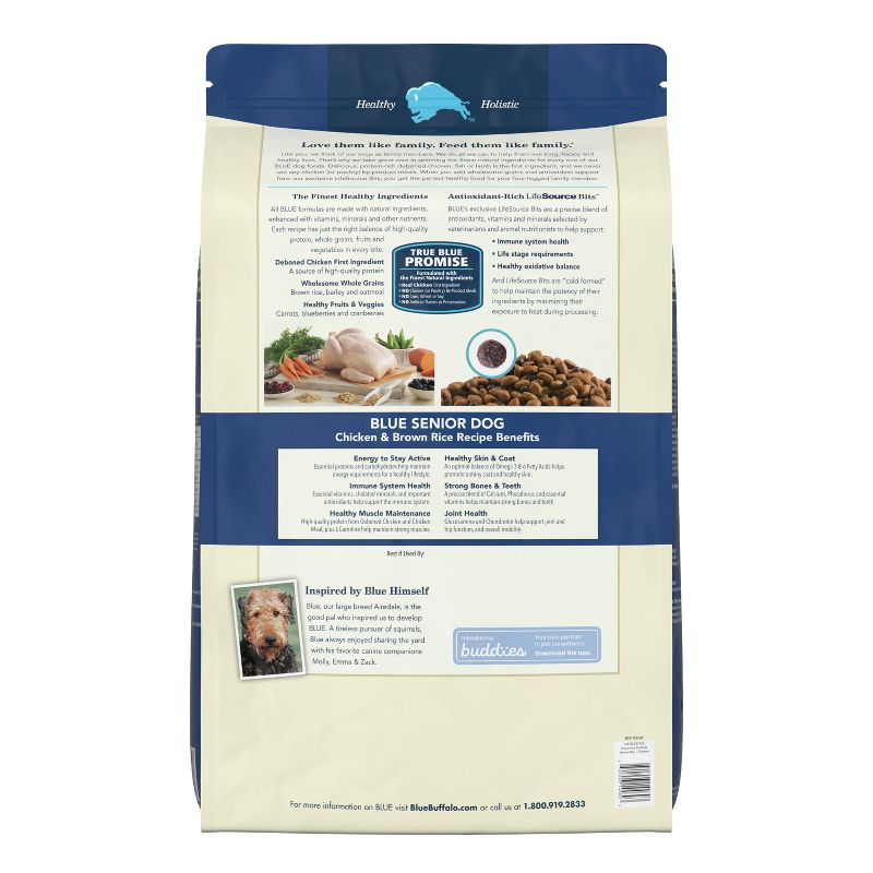 Blue Buffalo Life Protection Senior Dry Dog Food with Chicken Flavor - 34lbs, 2 of 9