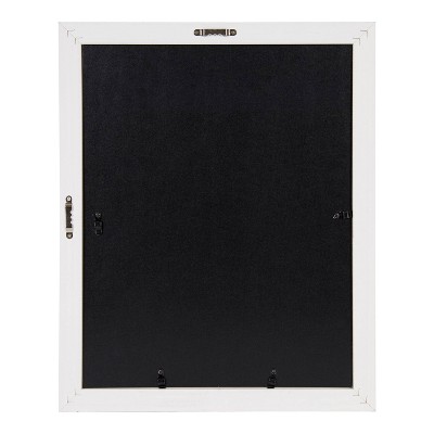 Classic White 11x14 Solid Wood Picture Frames Set of 4