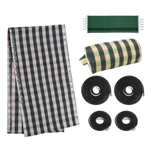 Unique Bargains Gravity Chair Replacement Fabric with Cord Kit, Repair Chair Cloth Kit - 1 of 4