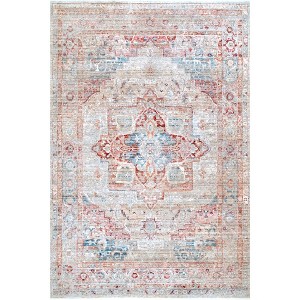 Nuloom Jayden Cardinal Medallion Indoor Area Rug, 4' x 6', Beige - 1 of 4