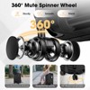 SUGIFT Carry-On Luggage Zipperless Aluminum Frame Suitcase with Spinner Wheels TSA Lock Cup Holder 20" 24" 28" - 4 of 4