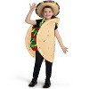 Joyfy Kids' Taco Halloween Costume, Unisex Halloween Taco Outfit – Funny Foodie Dress-Up for Toddler Party Fit for Kids (4-7yr) - 2 of 4