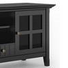 60" Wood TV Media Stand with Cord Management, Tempered Glass Doors and Bottom Drawers for Living Room and Bedroom - 4 of 4