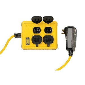 Southwire Yellow Jacket 6 ft. L 4 outlets Workshop Power Box Yellow - 1 of 1