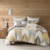 Gulches King/Cal King 3 Piece Duvet Cover Mini Set,Multicolored Yellow - 2 of 4