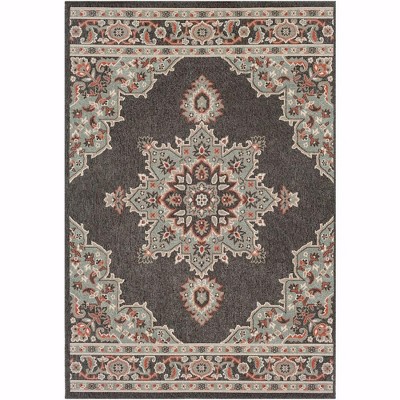 Mark & Day Lyla 5'3"x7'7" Rectangle Woven Indoor & Outdoor Area Rugs: Stain-Resistant, Pet Friendly, Traditional Medallion