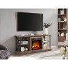 HearthPro Sheffield Electric Fireplace TV Stand in Driftwood - SP6550-OF - 2 of 4