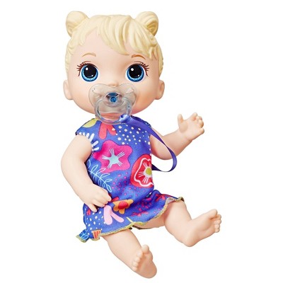 Baby Alive Baby Lil Sounds: Interactive Baby Doll - Blue Dress
