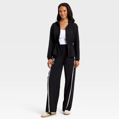 All In Motion Women's Woven Peplum Jacket - All In Motion™ Black M — фото 3