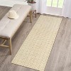 Washable Modern Plaid Area Rug, Low Pile Non-Slip Geometric Soft Carpet, Stain Resistant Checkered Rug for Living Room, Bedroom, Office, Kitchen - 2 of 4