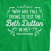 Men's - Yellowstone - Trying To Test The Beth Dutton Short Sleeve Graphic T-Shirt - 2 of 4