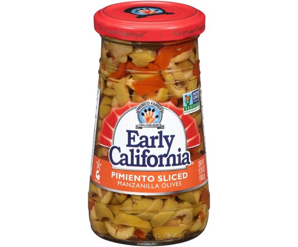 Early California Sliced Salad Pimento Olives - 5.75oz