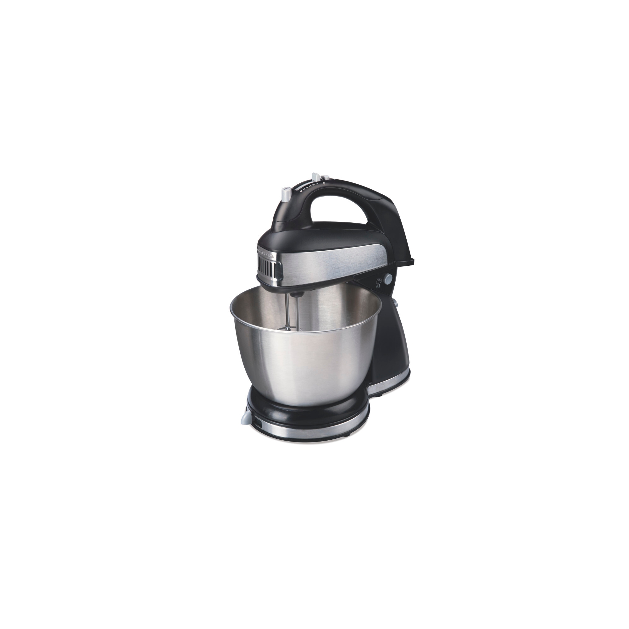 Hamilton Beach 4qt Hand/Stand Mixer 64640: 6-Speed Kitchen Mixer, Stainless Steel Bowl, Dishwasher-Safe Parts, 290W