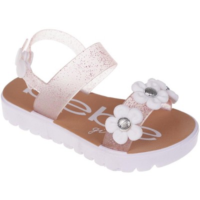 bebe Girl's Sandals - Cute and Charming Sandals, Open Toe Summer Sandals for Toddlers