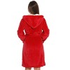 Just Love Womens Velour Solid Robe | Ladies Hooded Bathrobe - 4 of 4