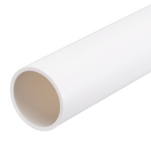 Unique Bargains PVC Water Plumb DIY Crafts High Impact Rigid Round Pipes 8" Length - 1 of 4