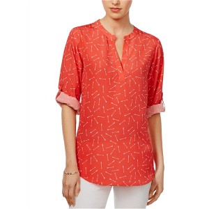 maison Jules Womens Arrow Knit Blouse - 1 of 1