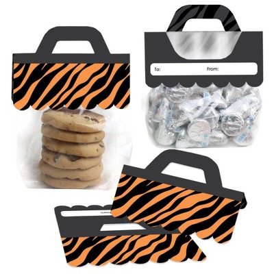 Big Dot Of Happiness Giraffe Print - Diy Safari Party Clear Goodie Favor Bag  Labels - Candy Bags With Toppers - Set Of 24 : Target