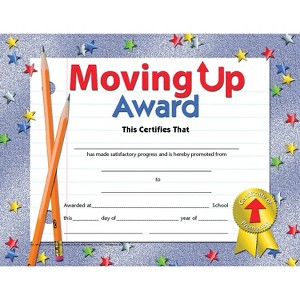 Hayes Moving Up Award 8.5" x 11" Pack of 30 (H-VA518) - 1 of 1