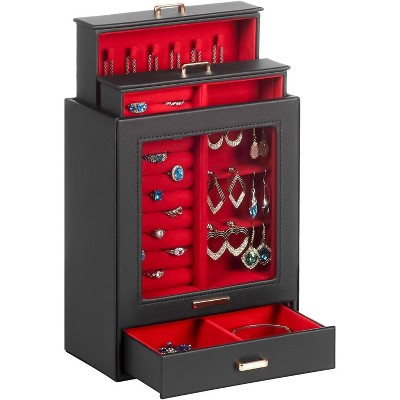 Jewelry Organizer Jewelry Box for Necklaces Rings Earrings Gift Bracelets Storage Case
