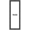 PosterPalooza | Panoramic Refined Black Picture Frame - UV Acrylic, Foam Board Backing, Hanging Hardware - 2 of 4