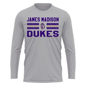 Men's James Madison University Adult Sport Long Sleeve Shirt Jersey Stripe - 1 of 4