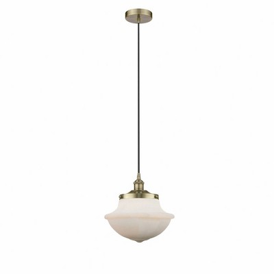 Oxford - 1 Light Cord Hung Mini Pendant In Modern Style-12.13 Inches Tall and 11.75 Inches Wide