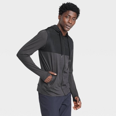 Men's Soft Stretch Hooded Full Zip Top - All In Motion™