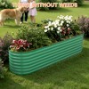 COZONY Galvanized Raised Garden Bed, Tall Metal Planter Box for Vegetables, Flowers and Herbs - 4 of 4