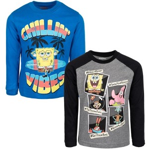 SpongeBob SquarePants Squidward Patrick 2 Pack T-Shirts Little Kid to Big Kid - 1 of 4