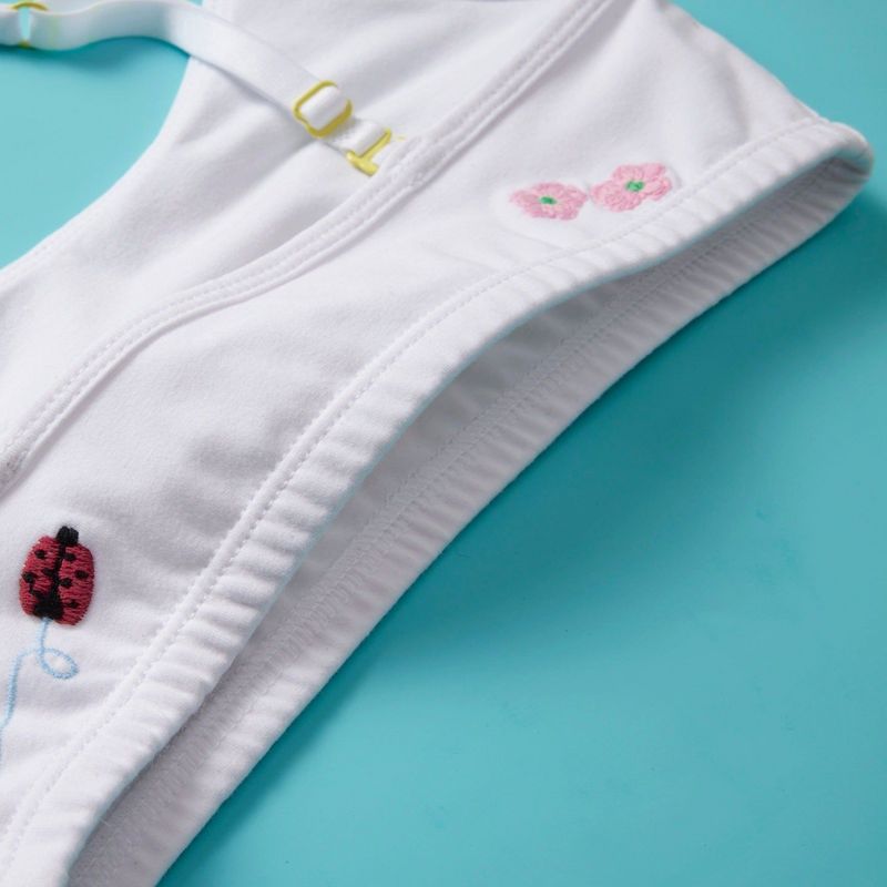 Yellowberry Adorable Cotton Training Hand-Embroidered and Made in USA with Exceptional Quality Convertible Straps, 5 of 6