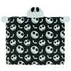 Disney Nightmare Before Christmas Kids Jack Skellington Hooded Throw 40"X 50" Black - 2 of 4