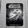 Dungeons & Dragons Black and White Art Women's Heather Gray Crop Tee With Short Sleeves and Crew Neck - 2 of 3