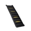 LAOTIES Folding Dog Ramp,Portable Pet Ladder for Cars And Beds with Non-Slip Surface and Rubber Feet - 4 of 4
