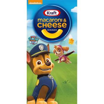 Kraft Mac and Cheese Dinner with Nickelodeon Paw Patrol Pasta Shapes 