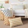 Mina Victory Lifestyle Woven Lines And Dots Indoor Throw Pillow - 4 of 4